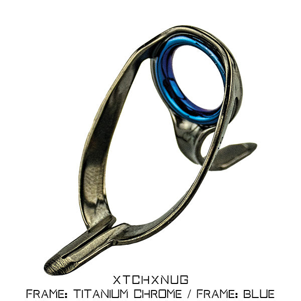 Alps Heavy HX guides with TC Frame and Blue Zirconia Rings – Fish On Customs